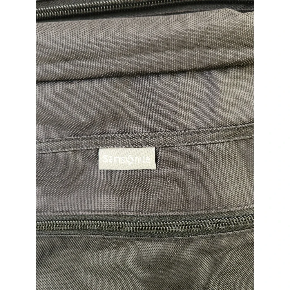 Samsonite Duffel Bag Mens X-Large Black Nylon Travel Gym Packable 27in
